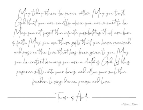 Allow Your Soul Poster Print by Susan Ball # SB657