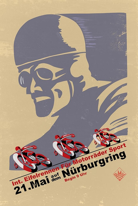 Nurburgring Vintage Racing  Poster Print by Mark Rogan # RGN116718