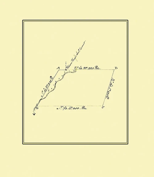 Frederick County Virgina - 1750 Poster Print by Unknown Unknown # REWA0001