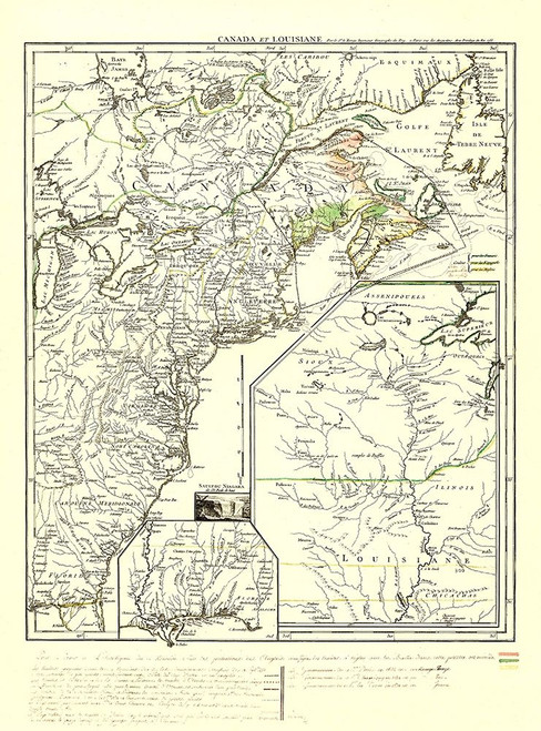 Canada Louisiana by St Augustine - Roy 1755 Poster Print by Roy Roy # REWA0010