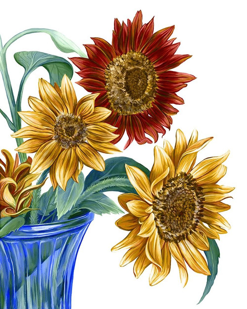 China Sunflowers I Poster Print by Kelsey Wilson # RB14646KWL