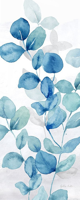 Indigo Botanical panel V Poster Print by Cynthia Coulter # RB14529CC