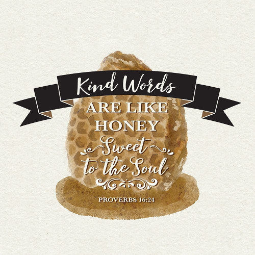 Bee Hive Sentiment II-Kind Words Poster Print by Bannarot Bannarot # RB14586BN