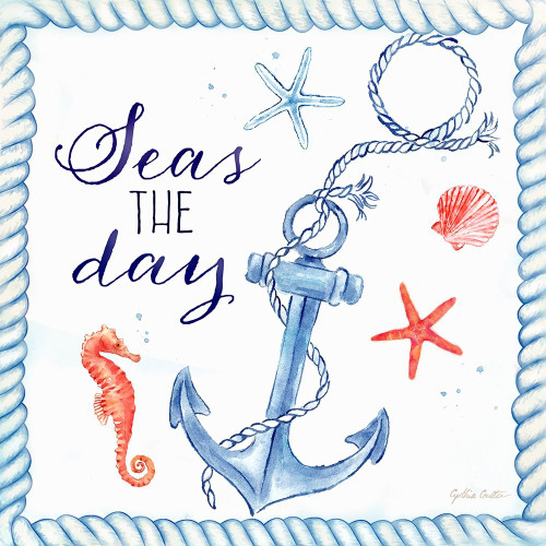 Nautical Sea Life III-Anchor Poster Print by Cynthia Coulter # RB14622CC