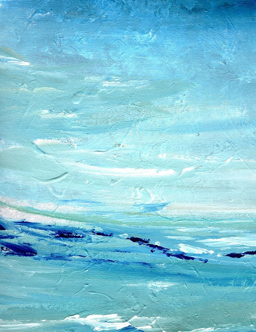 Oceanside View II Poster Print by Marcy Chapman # RB14330MCH