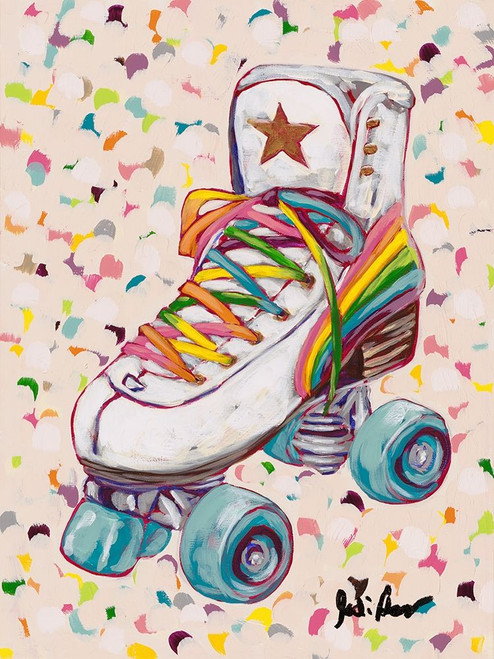 Retro Rainbow Poster Print by Jodi Augustine # RB14317JA