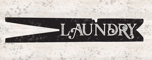 Laundry Room Humor panel IV-Clothespin Poster Print by Tara Reed # RB14013TR