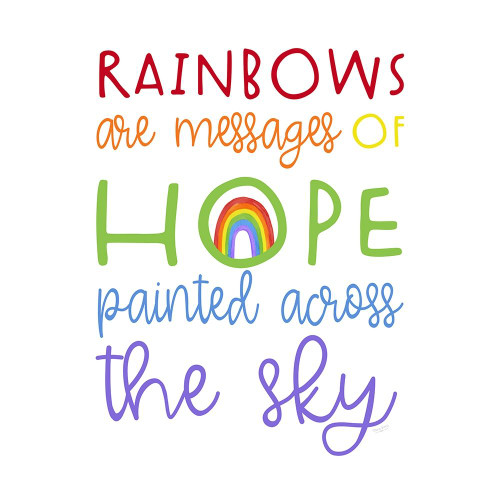 Rainbows IV-Messages Poster Print by Tara Reed # RB14912TR