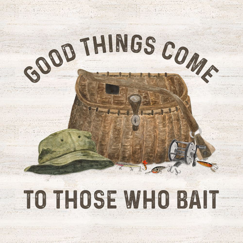 Less Talk More Fishing IV-Bait Poster Print by Tara Reed # RB14720TR