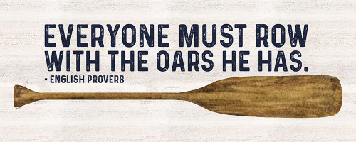 Less Talk More Fishing panel IV-Oars Poster Print by Tara Reed # RB14723TR