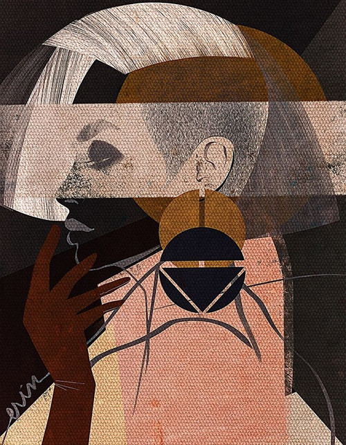 Face Off No 2 Poster Print by Erin K. Robinson # R1317D