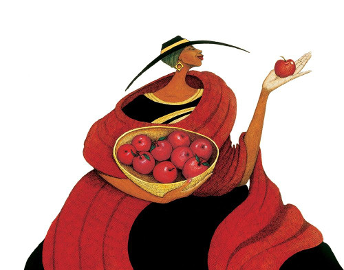 Basket of Apples Poster Print by Unknown Unknown # PP101341