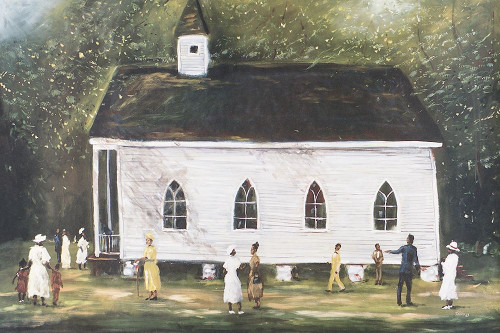 Grandmas Church Poster Print by Unknown Unknown # PP101653