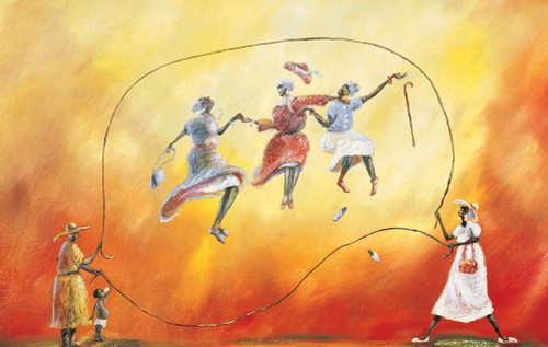 Double Dutch I Poster Print by Unknown Unknown # PE102019