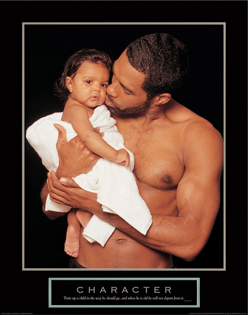 Character - Father and Child Poster Print by Unknown Unknown # PE101804