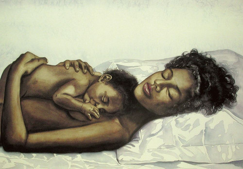Mother and Child Poster Print by Unknown Unknown # PD102036