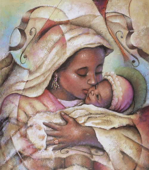 Mother and Child Poster Print by Unknown Unknown # PD101939