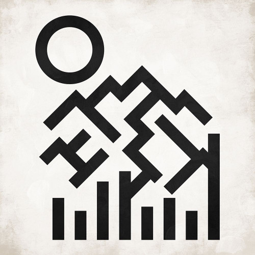 Mountain Sky Poster Print by OnRei OnRei # ONSQ194B