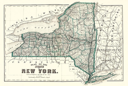 New York Planning - 1873 Poster Print by Unknown Unknown # NYZZ0010