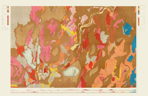 Nevada Basin Nevada - King 1876 Poster Print by King King # NVBA0001