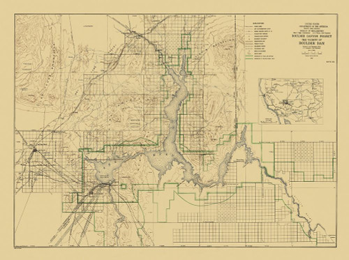 Boulder Canyon Project Nevada - DOI 1940 Poster Print by DOI DOI # NVBO0002