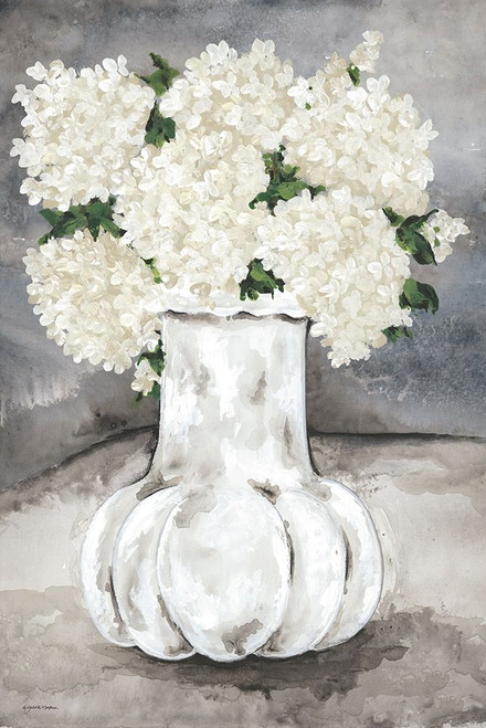 Snowball Hydrangea Poster Print by Julie Norkus # NOR152