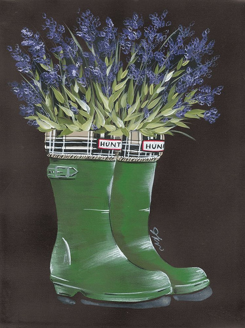 Rain, Rain Lavender Poster Print by Julie Norkus # NOR134