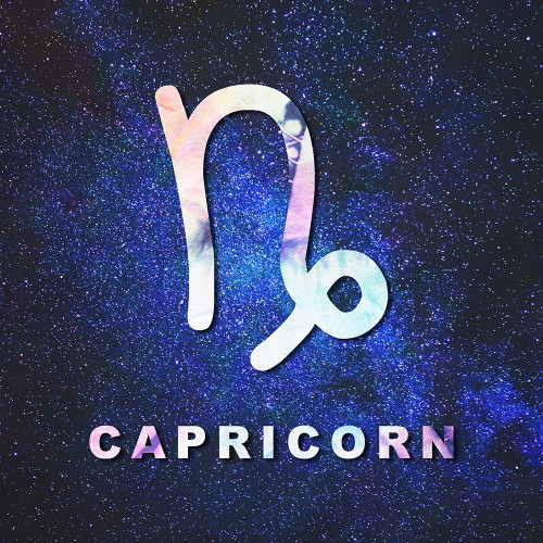 Capricorn Space Poster Print by Milli Villa # MVSQ625K
