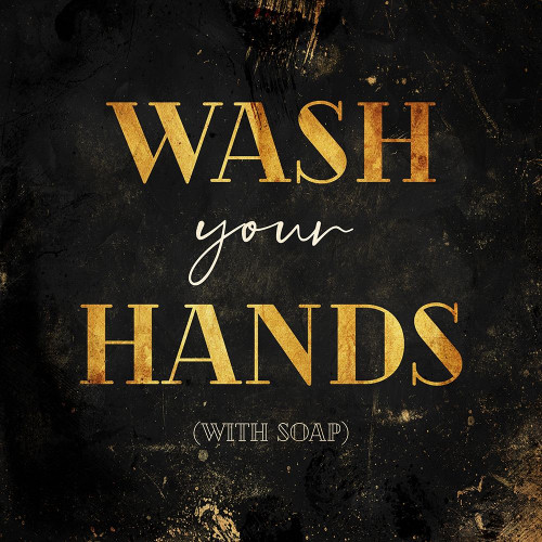 Wash Your Hands Poster Print by Milli Villa # MVSQ617A