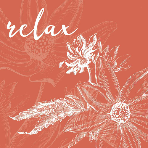 Relax Flower Poster Print by Milli Villa # MVSQ582C