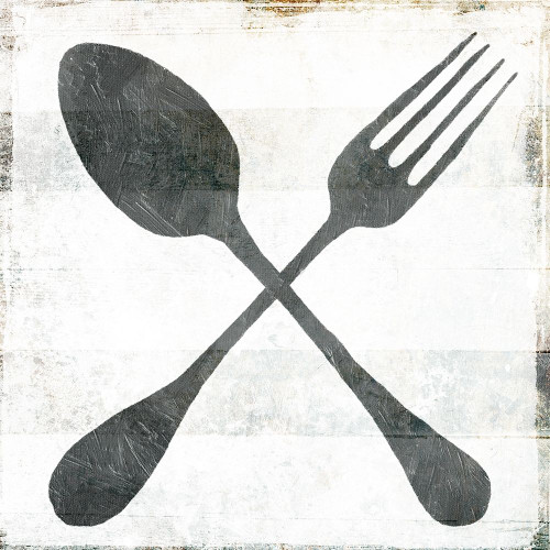 Eating Utensils Poster Print by Milli Villa # MVSQ571C