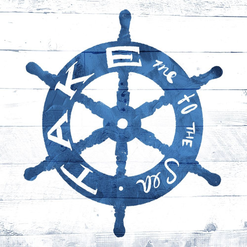 Take Me To The Sea Poster Print by Mlli Villa # MVSQ508B