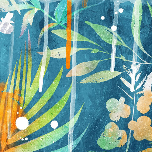 Tropical Thoughts One Poster Print by Mlli Villa # MVSQ477A