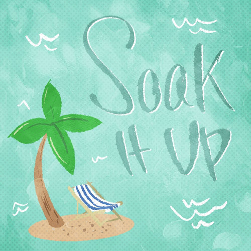 Soak It Up Poster Print by Mlli Villa # MVSQ507B