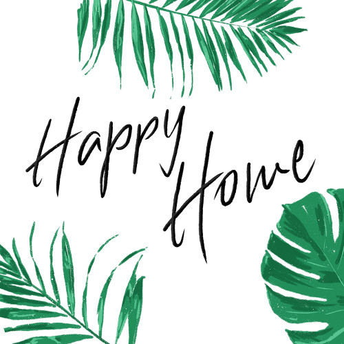 Happy Home Clean Poster Print by Mlli Villa # MVSQ490A