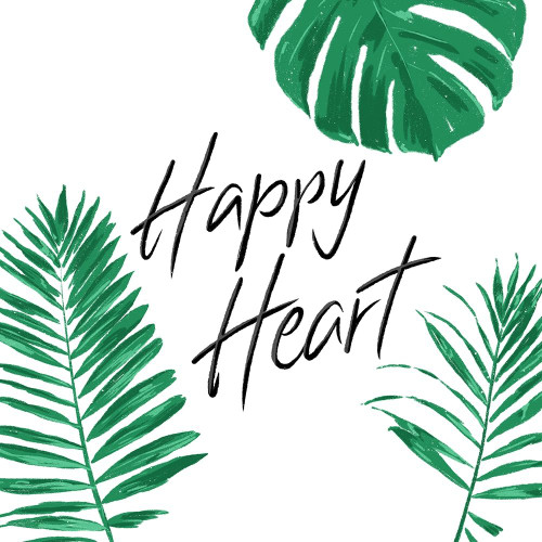 Happy Heart Clean Poster Print by Mlli Villa # MVSQ490B