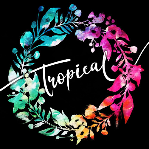 Colorful Tropical Reef Poster Print by Mlli Villa # MVSQ436B