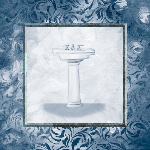 Calm Vintage Sink Poster Print by Mlli Villa # MVSQ454B