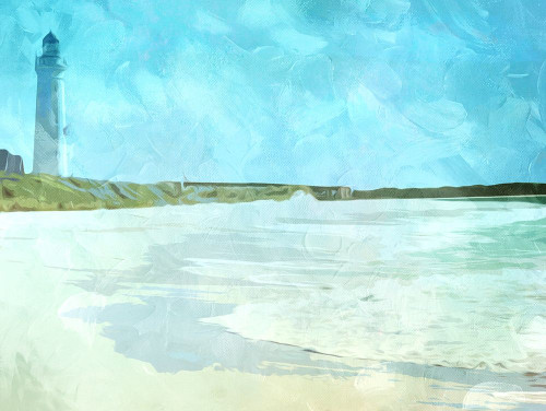 Look Out To The Sea Poster Print by Milli Villa # MVRC633A