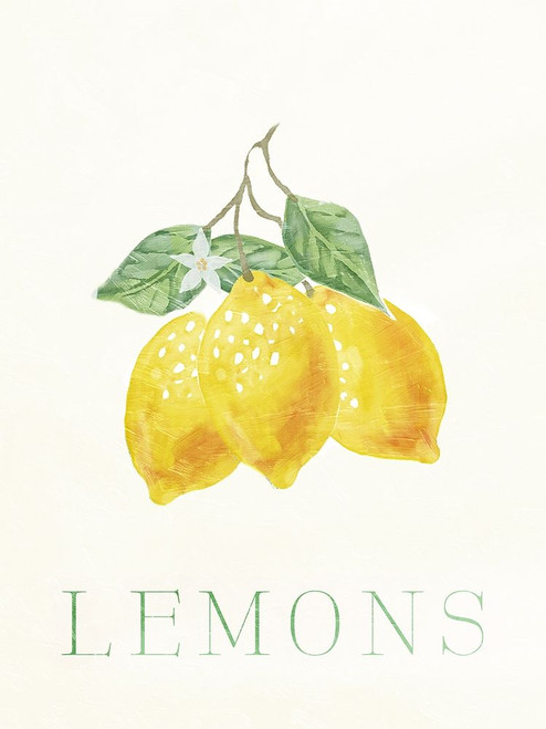 Clean Lemons Poster Print by Milli Villa # MVRC625A