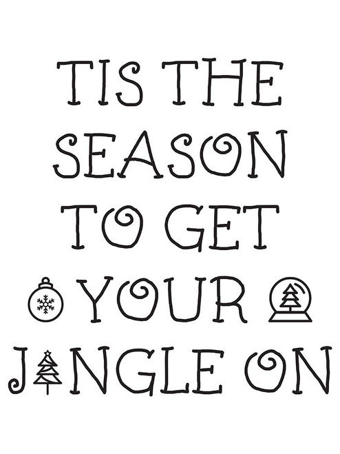Jingle On Poster Print by Milli Villa # MVRC604A