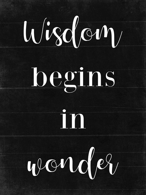 Wisdom B/W Poster Print by Mlli Villa # MVRC596A2
