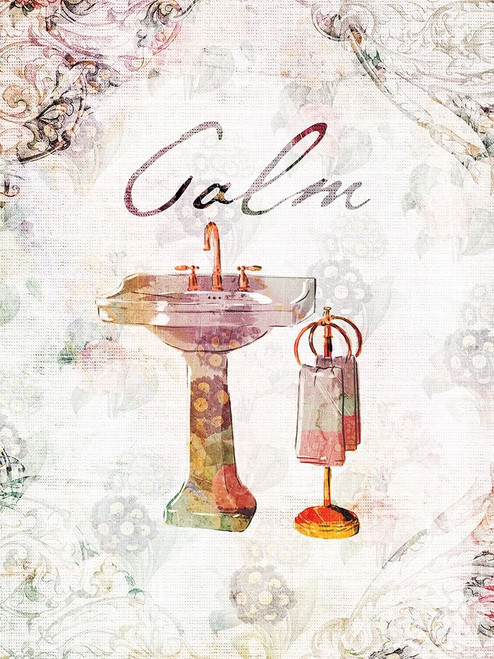 Vintage Calm Sink Poster Print by Milli Villa # MVRC642B