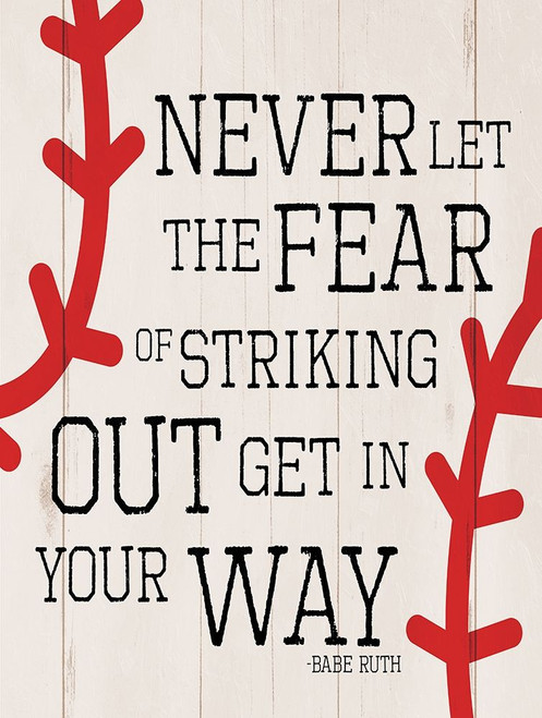 Striking Out Poster Print by Mlli Villa # MVRC521A
