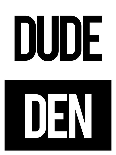 Dude Den Poster Print by Mlli Villa # MVRC539B