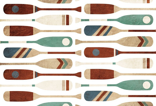 More Oars Turned Poster Print by Mlli Villa # MVRC212B