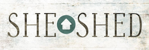 She Shed House Poster Print by Mlli Villa # MVPL096A