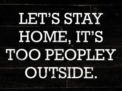 Stay Home Poster Print by Mlli Villa # MVRC513B