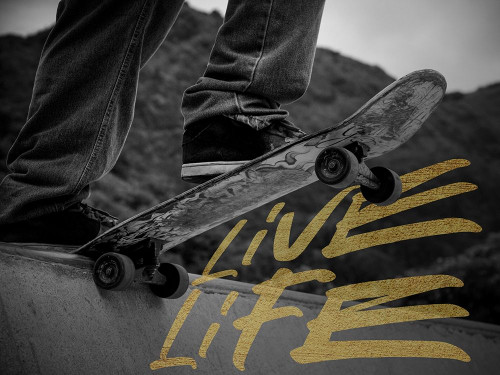 Live Life Poster Print by Marcus Prime # MPRC636A