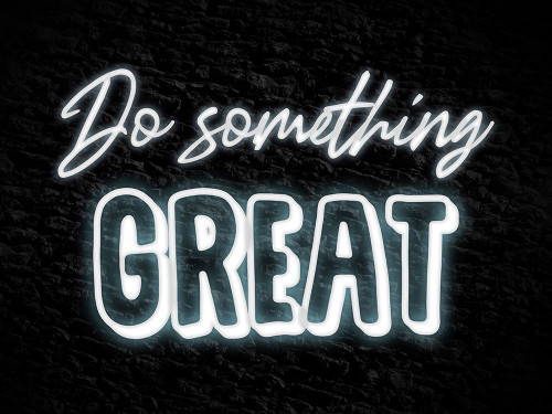 Do Something Great Poster Print by Marcus Prime # MPRC639A